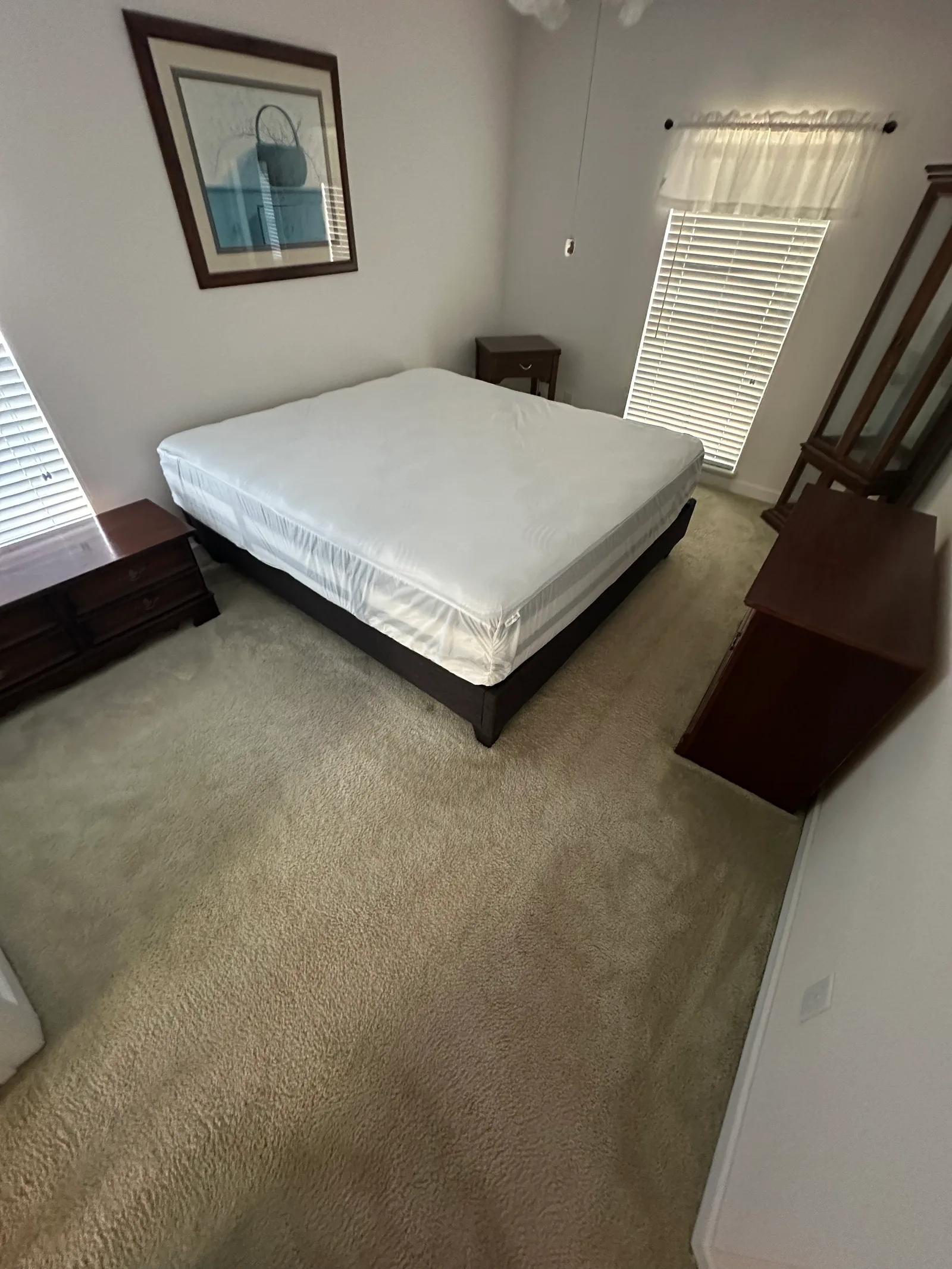 Before: Carpet to Hardwood project in Orlando, FL