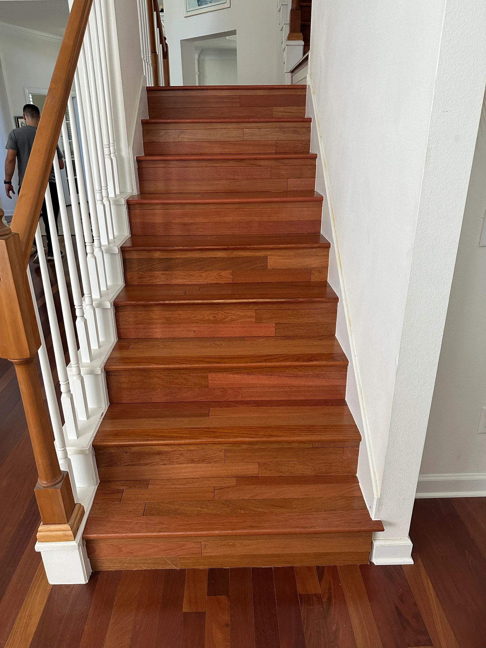 Restored wood stair project